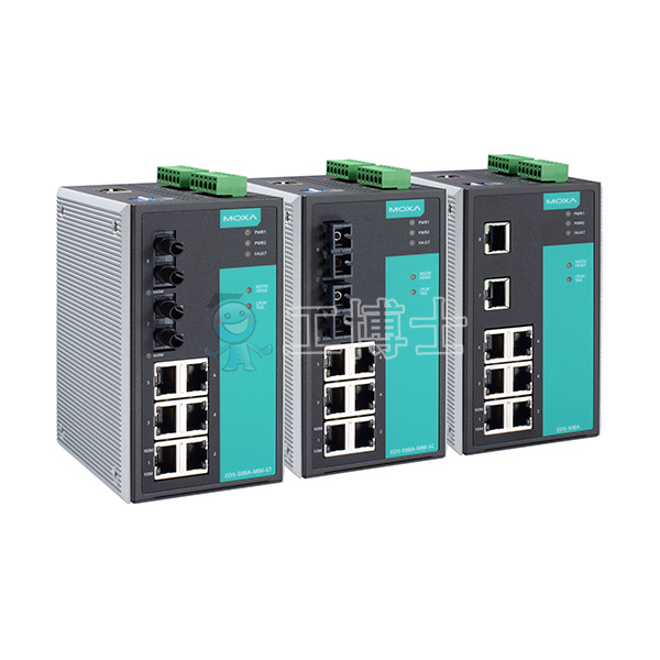 MOXA導(dǎo)軌以太網(wǎng)交換機(jī) EDS-508A-MM-SC/ST