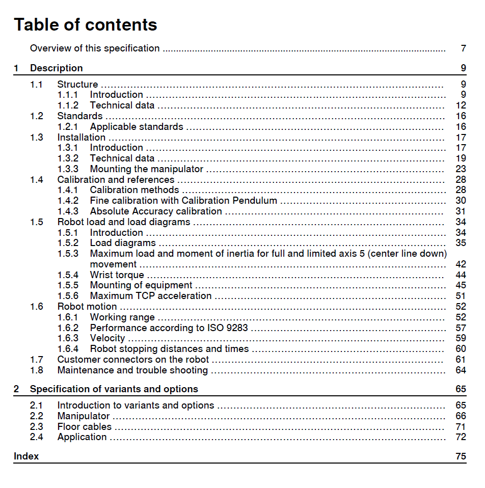 ABB機(jī)器人IRB1600-IRB1660 on OmniCore產(chǎn)品規(guī)格-en-2024