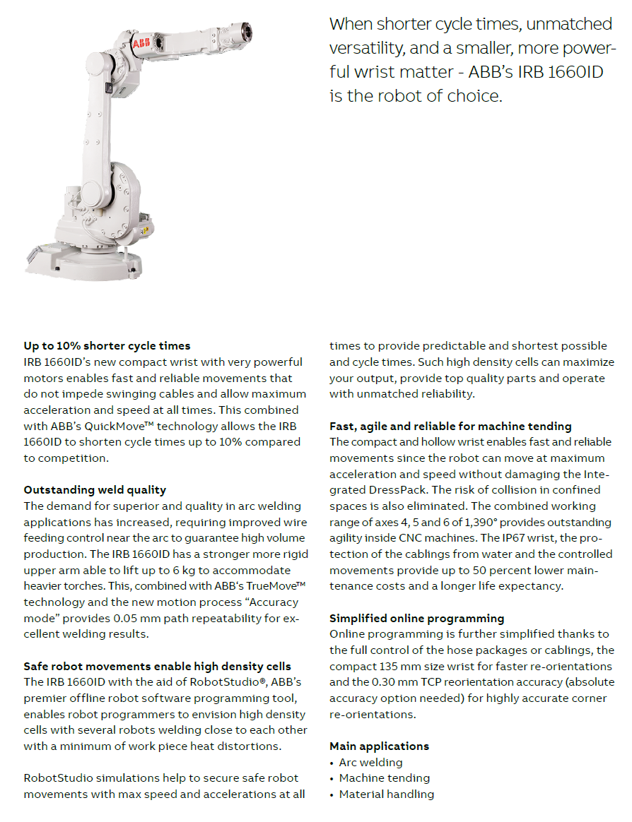 ABB機器人IRB1660ID產(chǎn)品樣冊_EN-2024