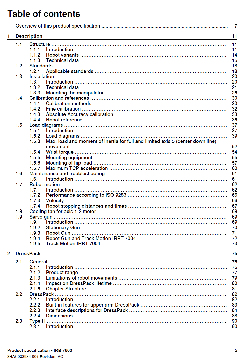 ABB機(jī)器人IRB7600 on IRC5產(chǎn)品規(guī)格-en-2024