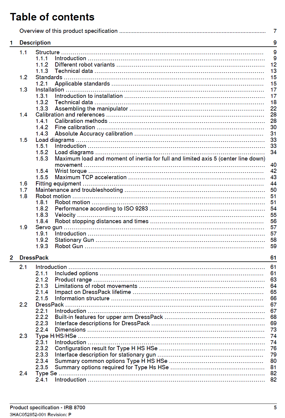 ABB機(jī)器人IRB8700 on IRC5產(chǎn)品規(guī)格-en-2024