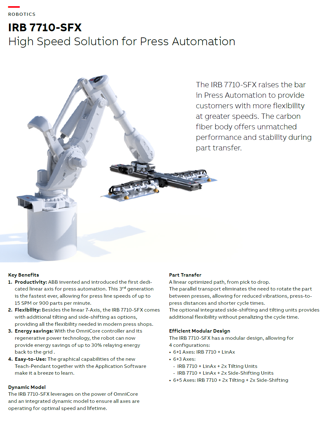 ABB機(jī)器人IRB7710SFX產(chǎn)品樣冊(cè)-EN