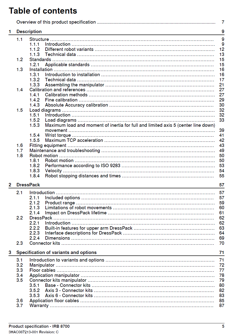 ABB機器人IRB8700 on OmniCore產品規(guī)格-en-2024